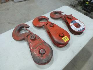 (2) 12 Ton Lebus Snatch Blocks, (1) McKissick 8 Ton WLL @ 4:1 Snatch Block (C-1)