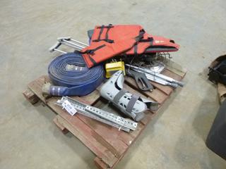 Assortment of Misc. Items Includes Life Vest, Work Light, Hose and Other Items (P-4-2)