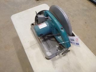 Makita 14 In. Cut-Off Saw c/w 120V, 15A, 1650W, 3800 R/Min (F1)