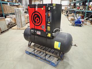 2013 Chicago Pneumatic QRS10 Rotary Screw Compressor c/w 230V, 3 Ph, 7.5 KW, 10 HP, 10 Bar Max Working Pressure, Showing 53,384 Hrs, SN CA1648372 (NEC)