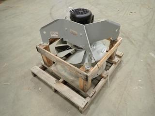 Unused Daltec Process Fan c/w 5 HP, 575 Volts, 60 Hz, 5.3 Amps, SN 18768/80026-844-04 (P33)