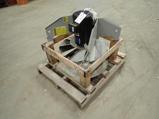 Unused Daltec Process Fan c/w 5 HP, 575 Volts, 60 Hz, 5.3 Amps (X23)