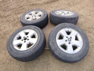 (4) Motomaster Total Terrain 245/65R17 M+S Tires on Ford Rims