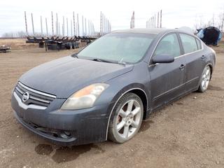 2007 Nissan Altima Sedan c/w 2.5L, A/T, A/C, 245/40ZR18 Tires, VIN 1N4AL21E07C182959 *Note: Running Condition Unknown, Key Needs To Be Recoded, No Odometer Reading, Needs Rear End Work*
