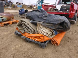 Qty Of Assorted Size Tarps **Located Offsite at 21220-107 Avenue NW, Edmonton, For More Information Contact Richard at 780-222-8309**