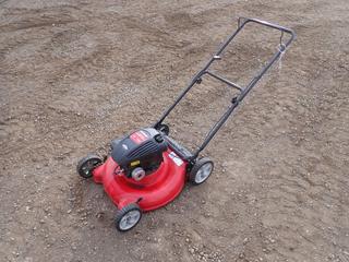 Yard Machine Lawn Mower C/w Briggs & Stratton Engine, 500 Series, 158cc *Note: Turns Over, No Start, Running Condition Unknown*