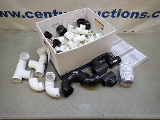 Qty of Assorted Misc. Fittings Includes T's, Elbows, Joiners, 1 In. and 2 In. and Others (B1)