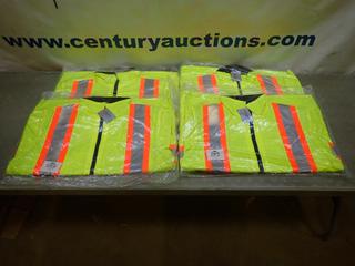 (4) Condor Reflective Jackets, Size XL (G-1)