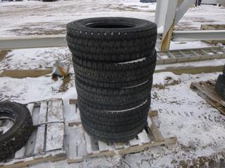 (5) Michelin XDS 245/70R19.5 Tires