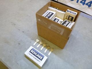 (18) Boxes of Schlage Blank Keys, 50 Keys Per Box (B2)