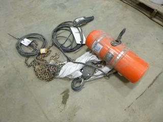 Columbus Mckinnon Corp. CM 1 Ton - 1000 KG Max Load Star Hoist *Note: Working Condition Unknown* (N21)