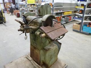 Ford-Smith 701 Grinder c/w 550 Volts, 1 HP, 3 Phase, SN 4541 *Note: Missing 1 Grinding Wheel, Working Condition Unknown* (NEC)