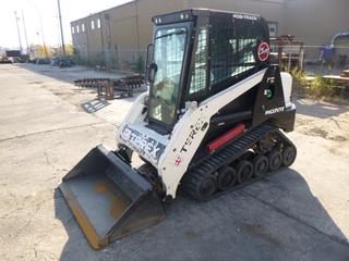 2015 Terex, Model R070T, Tracked Skid Steer C/w Perkins 403-D15 3 Cyl. Diesel Engine, 33.7 HP, Showing 0603 Hrs, Tipping Load 1,900 Lbs., VIN ASVR070TA5WS00533, W/ (1) Bradco, Model 110382, Tooth Bucket, (1) 4 Ft. Bucket
