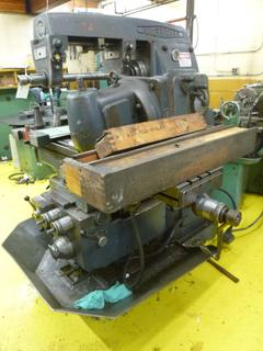Victoria Machine Tool Co. Horizontal Milling Machine, 550V, 2Ph, 60Hz, w/ Accessories, SN 123833/139 *Note: Bolted To Floor, Buyer Responsible For Unbolting And Loadout, Item Must Be Removed By Tuesday November 15th 12PM*
