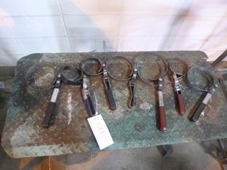 (7) Oil Filter Wrenches, Various Sizes Up To 5in.