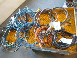 (Qty.) Various Size Extension Cords, 2ft. To 30ft. Length, Various Gauge Size
