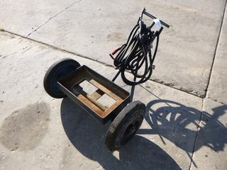 2-Wheel Battery Cart W/ Cables