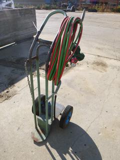 Oxy/Acetylene Cart W/ Gauges and Hose