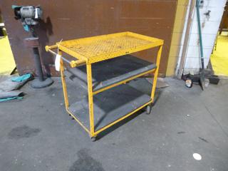 Metal Rolling Cart, Approx. 36 In. X 20 In.