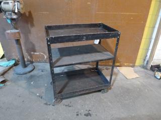 Metal Rolling Cart, Approx. 30 In. X 17 In.