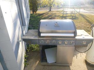 Grill Chef, Model: BG6656, 6-Burner Barbecue W/ Side Burner, Propane Tank Not Included