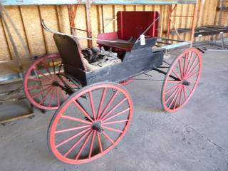 Horse Drawn Wagon W/ Full Tack Gear *Note: Buyer Responsible For Loadout*