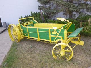 John Deere (As Per Consignor) Manure Spreader, Approx. 156 In. Long, 44 In. Rear Wheels, 25 In. Front Wheels *Note: Buyer Responsible For Loadout*