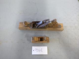 Wood Planers: (1) Approx. 6 In., (1) Approx. 15 In. w/ Broken Handle 