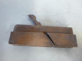 Wooden Hand Router/Plane, Approx. 10in. X 2in.