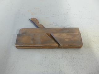 Wooden Hand Router/Plane, Approx. 9.5in. X 1in.