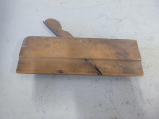 Wooden Hand Router/Plane, Approx. 9.6in. X 1/2in.