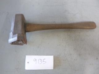 Blacksmithing Hammer W/ Stamp: 9 347