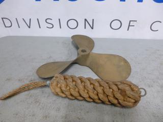 (1) Rope Float, (1) Propeller W/ 7in. Blades