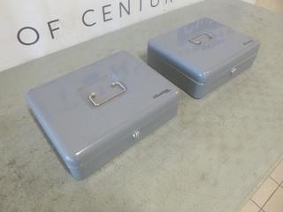 (2) Cash Boxes, (1) W/ Keys