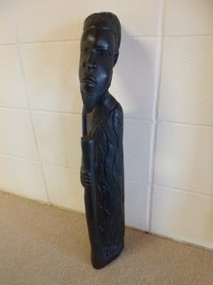 Wood Carved Figure, Approx 27in.