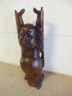 Wood Carving Figure, Approx 12in.