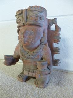 Clay Figure, Approx 9in.