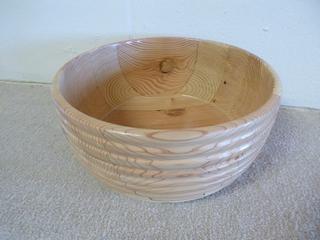 Wooden Bowl, Approx 10.5in.