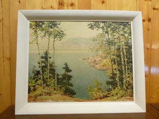Lake Superior, Artist: Carl W. Rawson '44, Medium: Canvas Print, 37 In. X 30 In.