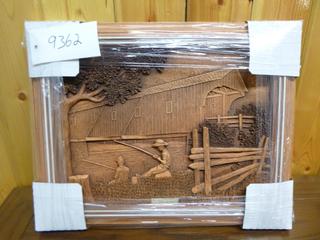 Summer Fun, Artist: Kim Murray, Medium: Relief Wood Carving, 16in. X 19in., Appraised @ $150