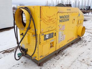 2013 Wacker Neuson HI900G Skid Mounted Indirect Fired Gas Heater c/w 110/120 Vac, 50/60 Hz, Showing 8,622 Hrs, SN 20103170 *Note: Working Condition Unknown*