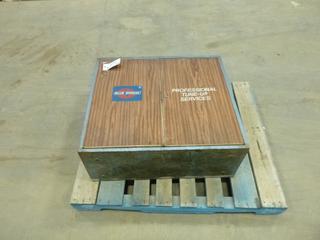 Blue Shield Storage Cabinet, 32.5 In. x 13 In. x 29 In. (S32) **Complete Dispersal For W.R. Scott Equipment Ltd.**