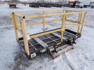 Star Industries Universal Safety Platform, Model 12084G, Empty Weight 500 lbs, Load Capacity 1,000 lbs, Fork Pockets, SN 71809 **Complete Dispersal For W.R. Scott Equipment Ltd.**