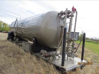 1995 Petro Storage Tank, 200 PSI 34m3, Gas Meter 4 in. Daniels **Located Offsite Near Grande Prairie, AB, For More Information Contact Keith at 403-512-2504**