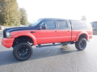 2004 Ford F-350, Harley Davidson Edition Crew Cab 4X4 Pickup c/w  6.0L V8, Turbo Diesel, A/T, 4-Wheel ABS, Cruise Control, Keyless Entry, Showing 224,485 Kms, VIN 1FTSW31P74ED10109 **Located Offsite In Burnaby, BC, Contact Chris For More Info @ 587-340-9961**