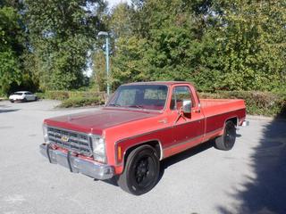 1979 Chevrolet Silverado 20 3/4 Ton c/w V8, 350 HP, A/T, AM/FM Radio, Long Box, Showing 34,508 Kms, SN CCL2491209630  **Located Offsite In Burnaby, BC, Contact Chris For More Info @ 587-340-9961**