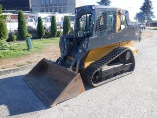 2014 John Deere 323E Compact Track Loader c/w Diesel, A/C, 48 In. Bucket, Showing 1,398 Hrs, VIN 1T0323EKPHG320020 **Located Offsite In Burnaby, BC, Contact Chris For More Info @ 587-340-9961**