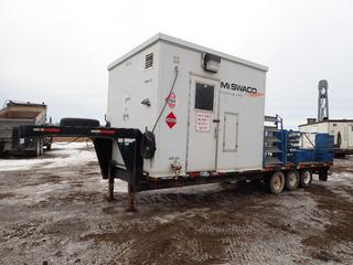 2000 Keng Industries 12 3/4 In 600 ANSI, 1440 PSI Separator Testing Package Mounted On 8 Ft. x 24 Ft. Tri-Axle Gooseneck Trailer, Vessel A# 414906, CRN L9881,2, HT-2, SN 1322, Contents Included **Located Offsite Near Clyde, AB, For More Information Contact Chris 587-340-9961**