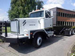 2006 Western Star 6900XD Roll-Off Truck c/w 12.7L, Detroit Series 60, 380 HP, 9 Speed Eaton Fuller, Air Brakes, Showing 106,257 Kms, Showing 12,492 Hrs, BC CVIP 12/2022, VIN 5KKHASCG56PV61927 **Located Offsite In Burnaby, BC, Contact Chris For More Info @ 587-340-9961**