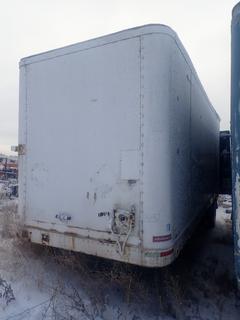 Fruehauf 25 Ft. S/A Van Body Trailer, Storage Only, Contents Not Included, 11R22.5, *Note: Buyer Responsible For Loadout*
**Located Offsite at 21220-107 Avenue NW, Edmonton, For More Information Contact Richard at 780-222-8309**
